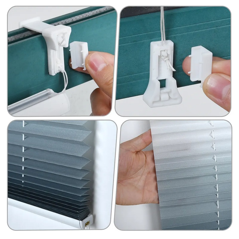 Simple Easy Cleaning Style Paper Pleated Blind and Curtain for Living Home