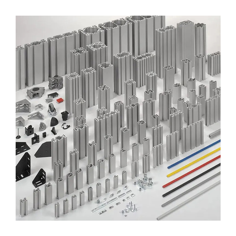 Industrial Aluminum Extrusion Profiles T-Slot Corner Bracket for Automated Machine Shelf