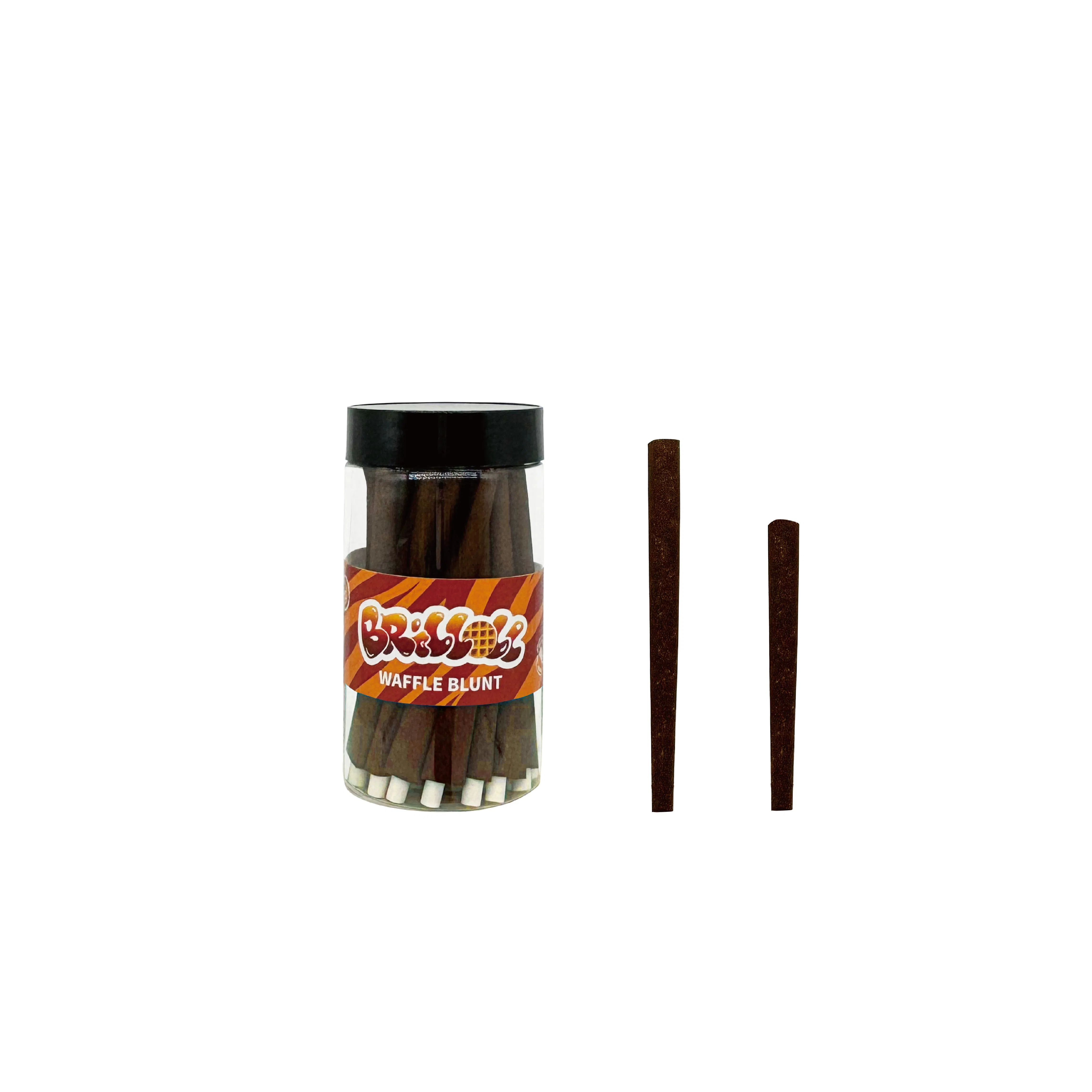 Even Burning Model Kingsize Cigar Flavor Rolling Paper Cone 25PCS/Jar Smoking Cones