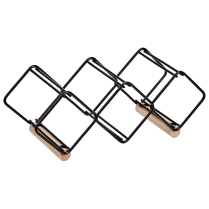 Настенная подставка для винных бутылок из металла