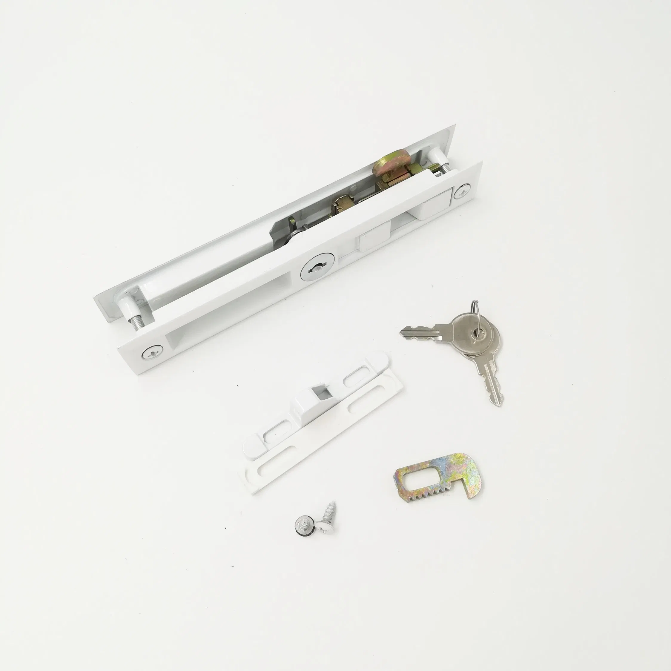 Double-Sided Zinc Alloy Window Locks Aluminium Sliding Windows Latch Lock with Key