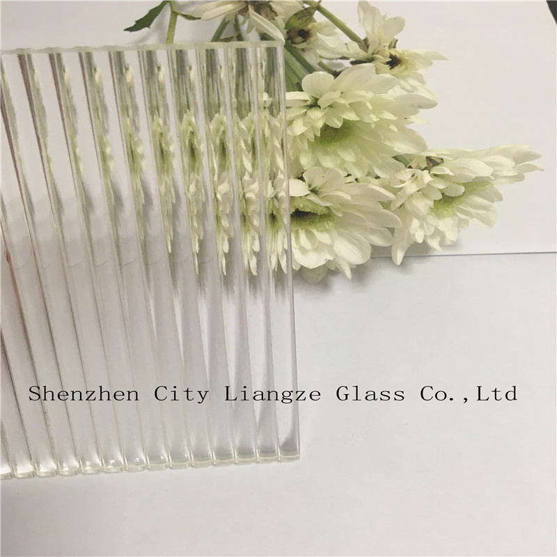 6mm Rolled Glass/Figured Glass with Wavelet Wave Moru Pattern for Decoration