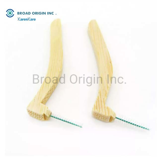 Wooden Bamboo L Type Interdental Brush (brush soft clean brush dental oral care)