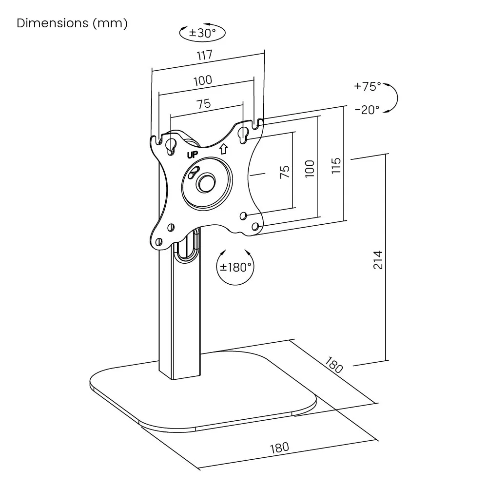 Подставка для монитора Smart Display Mount 360°