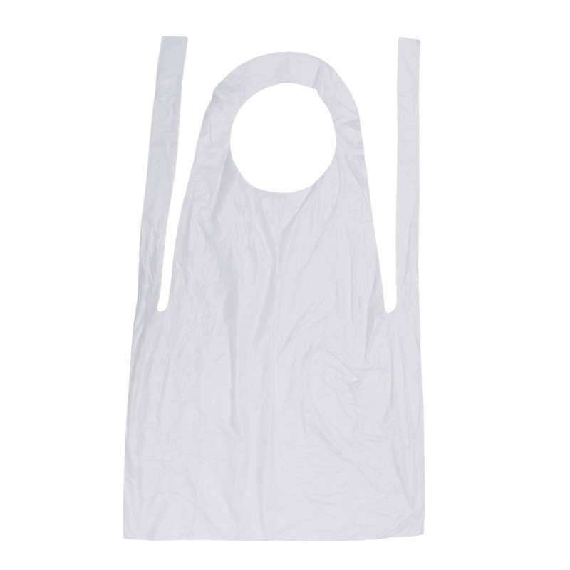 Disposable PE Apron Waterproof LDPE Polyethylene Cleanroom Plastic Apron