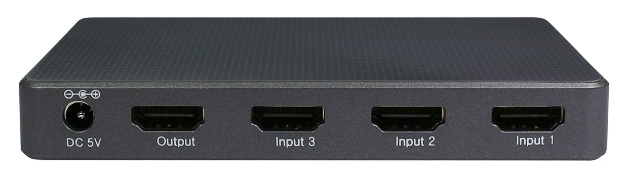 Коммутатор HDMI 3x1 18 Гбит/с, 4K@60 Гц
