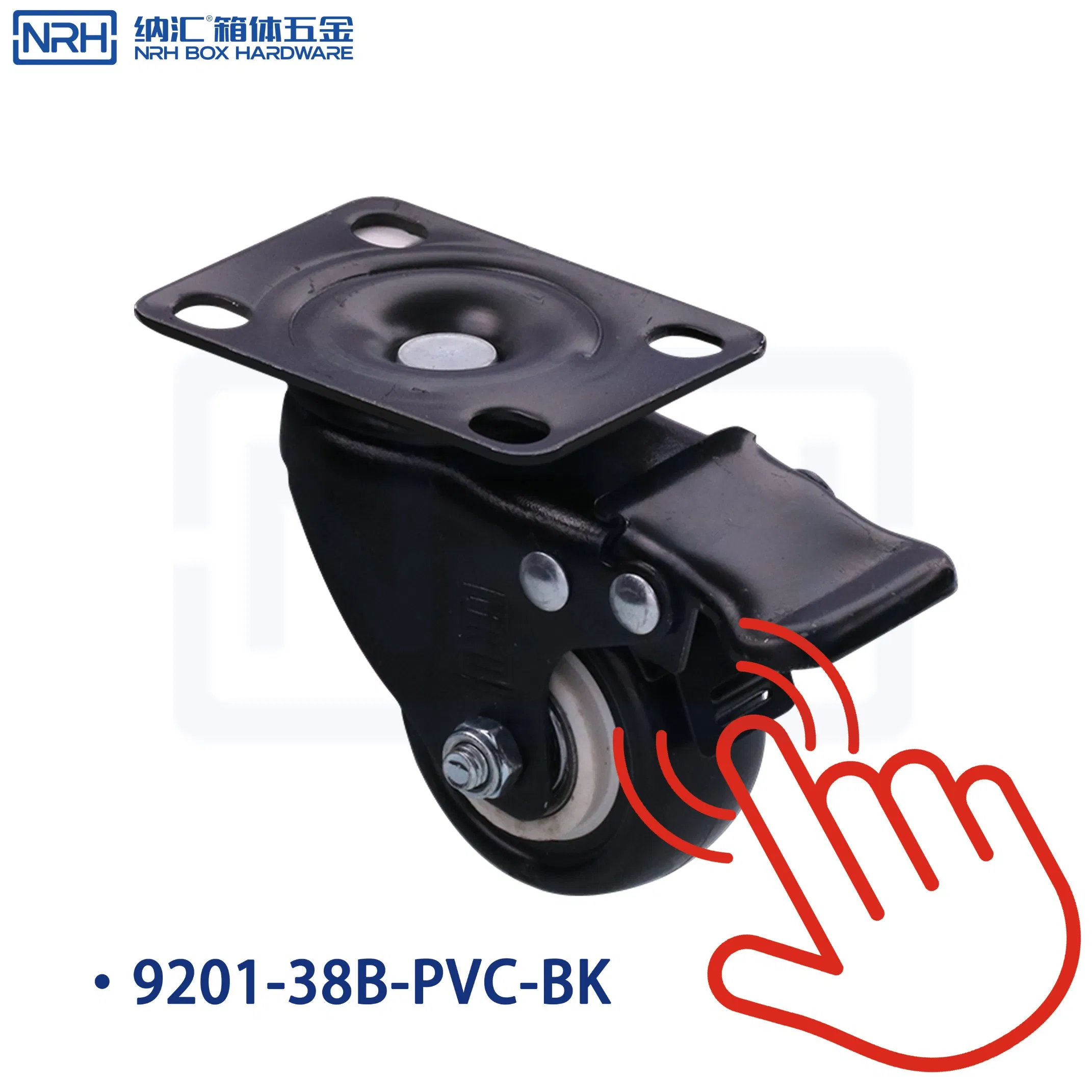 Nrh 9201 Plate Swivel Caster for DIY Projects Universal Mounting SGS Standard