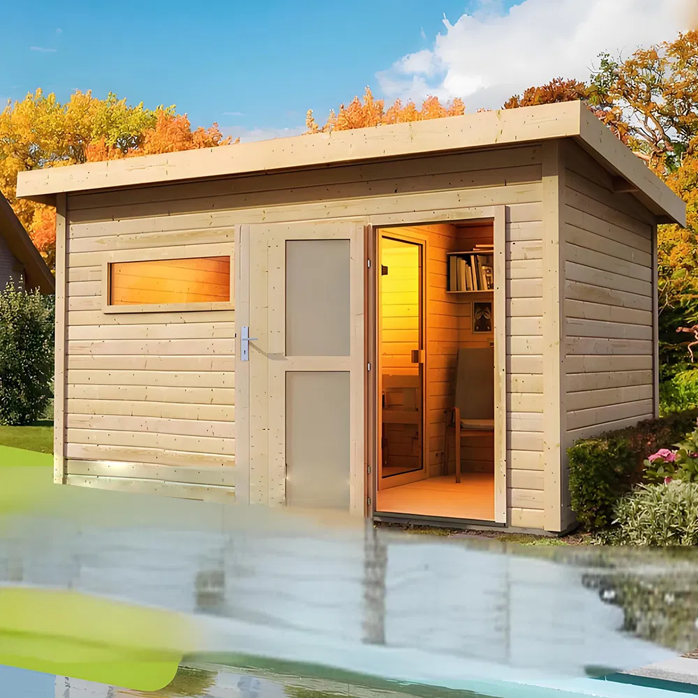 Уличная сауна из кедра на 4 персоны