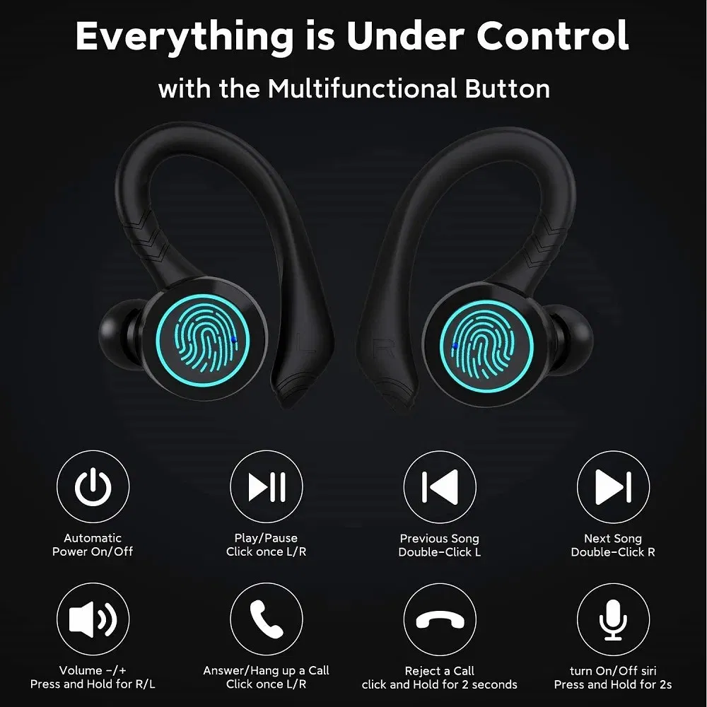Наушники Be1033 Bluetooth с креплением на ухо, влагозащищенные