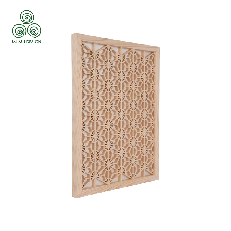Artisan Wood Decorative Wall Screen Panel Kumiko