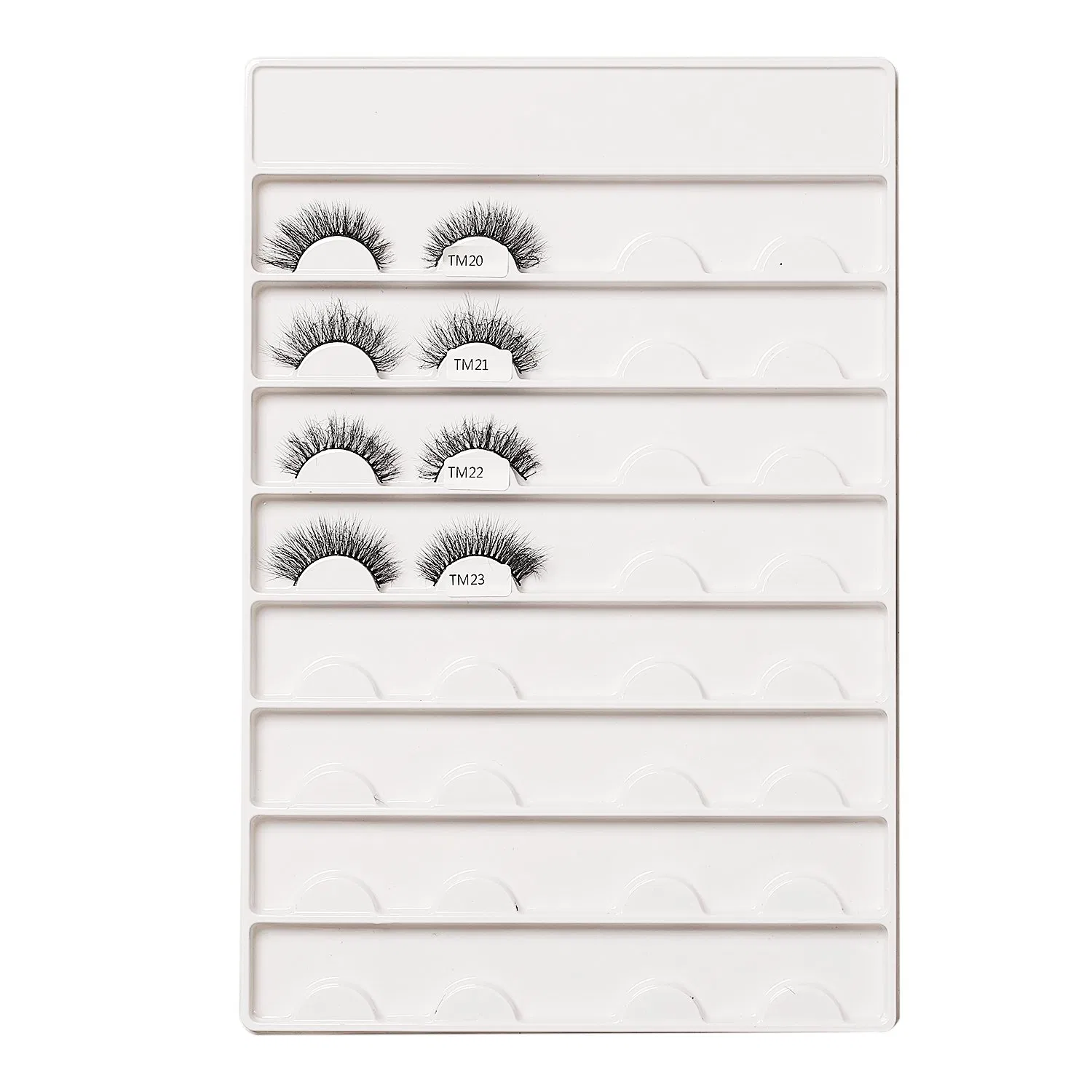 3D Natural Trip Glitter Fluffy False Lash 100% Vegan Custom Eye Lashes Vegan