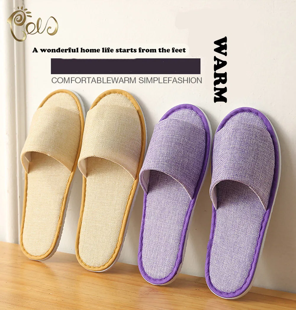2024 New Comfortable Disposable Hotel Slipper Airplane Slipper