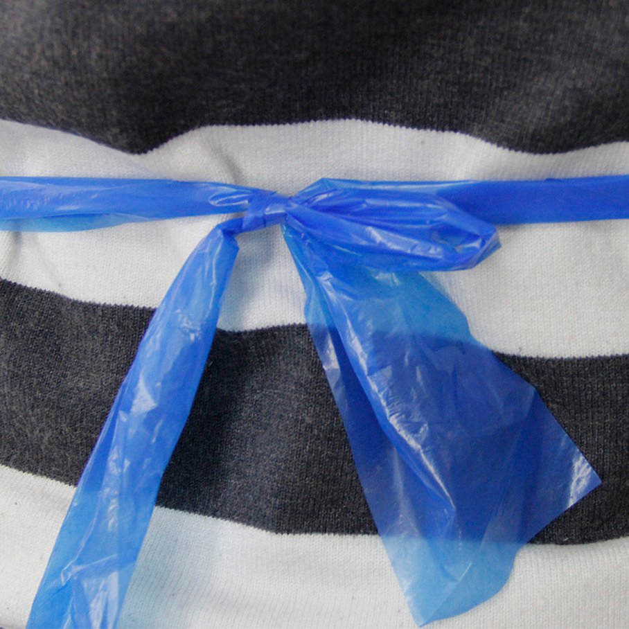 Easy to Wear and Use Waterproof Customized White Transparent Disposable PE Apron for Food Industry