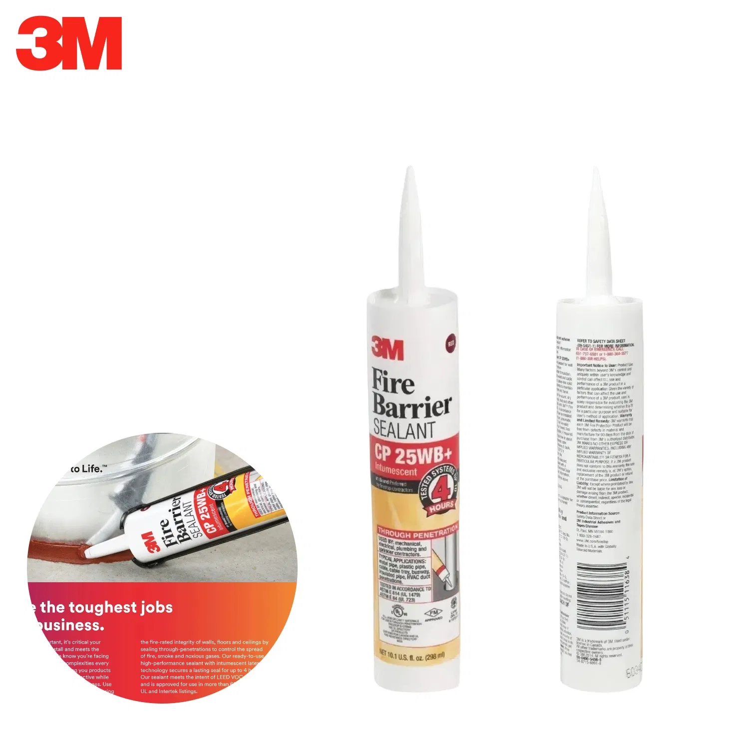 Fire Barrier Sealant with UL Listing for 3m Construction Projects