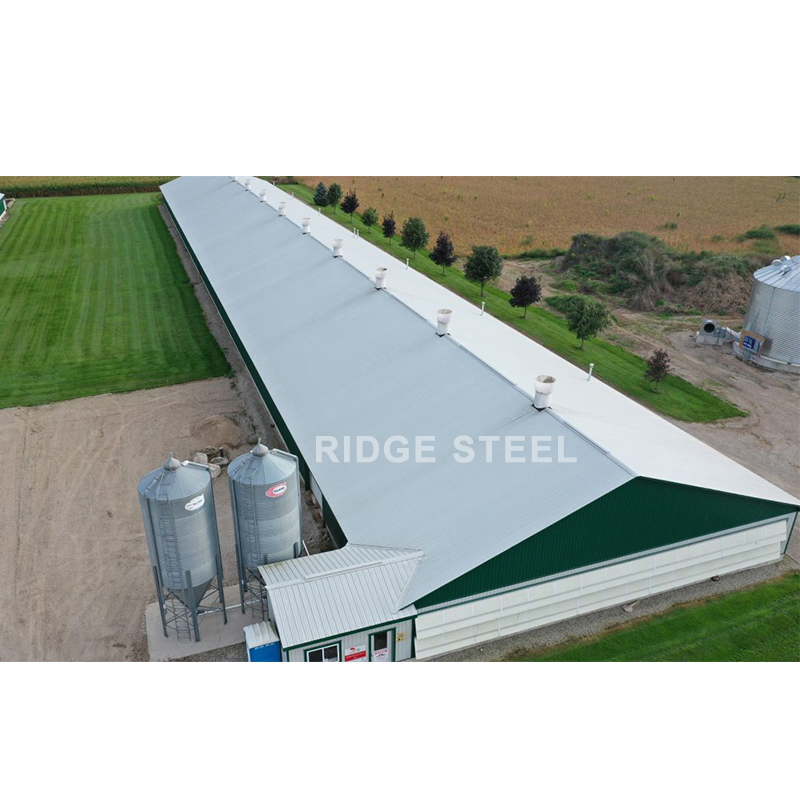 2023 Modern Industrial Warehouse Building Designs Office Workshop Prefab Steel Structure Shed