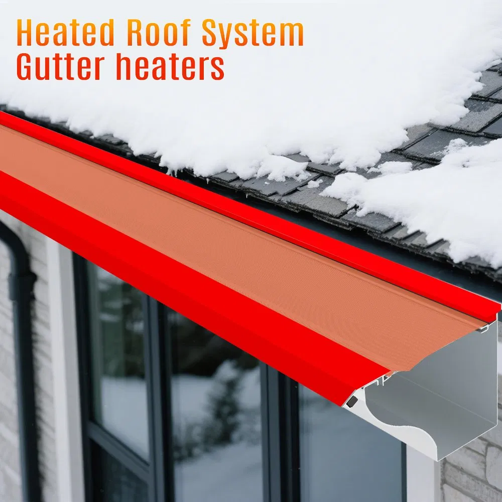 Обогреваемые снегозадержатели для водостоков