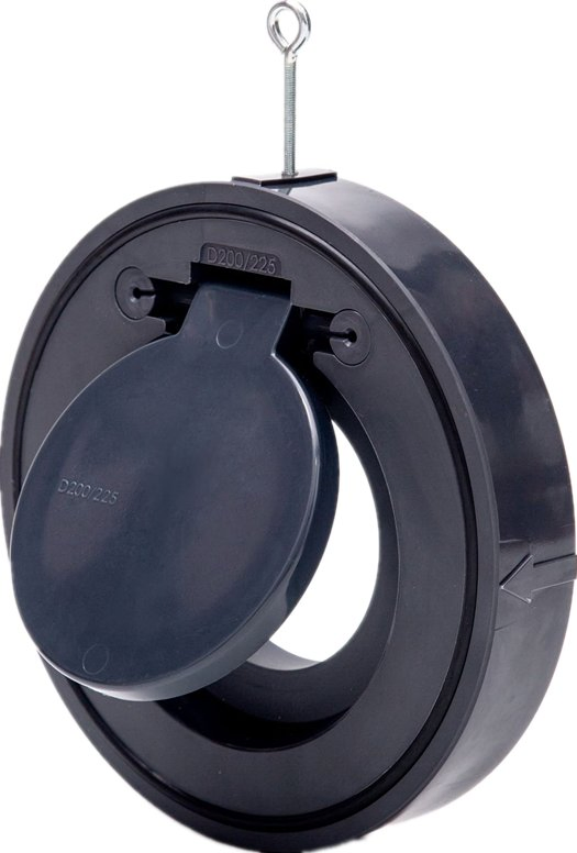 High Quality Non Return Valve Plastic Wafer Type Flange Vertical Check Valve UPVC Single Flap Disc Flanged Horizontal Swing Check Valve PVC Plumbing Check Valve