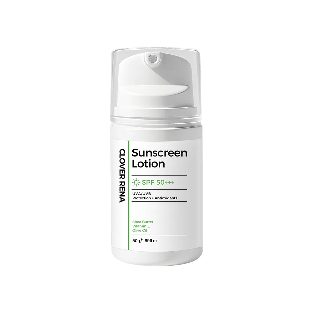 SPF 50+ Vitamin Sunblock Cream OEM Private Label 100% Natural Adults Female Sunscreen Lotion Skin Care Sunscreen Cream