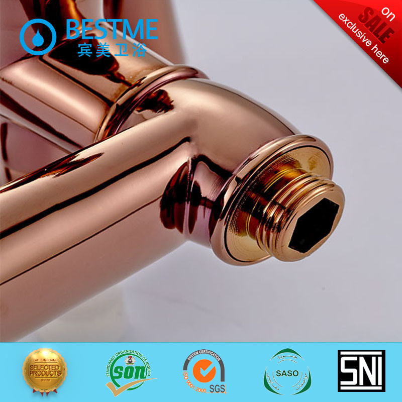 Смеситель для душа золотой розовый BM-50113R