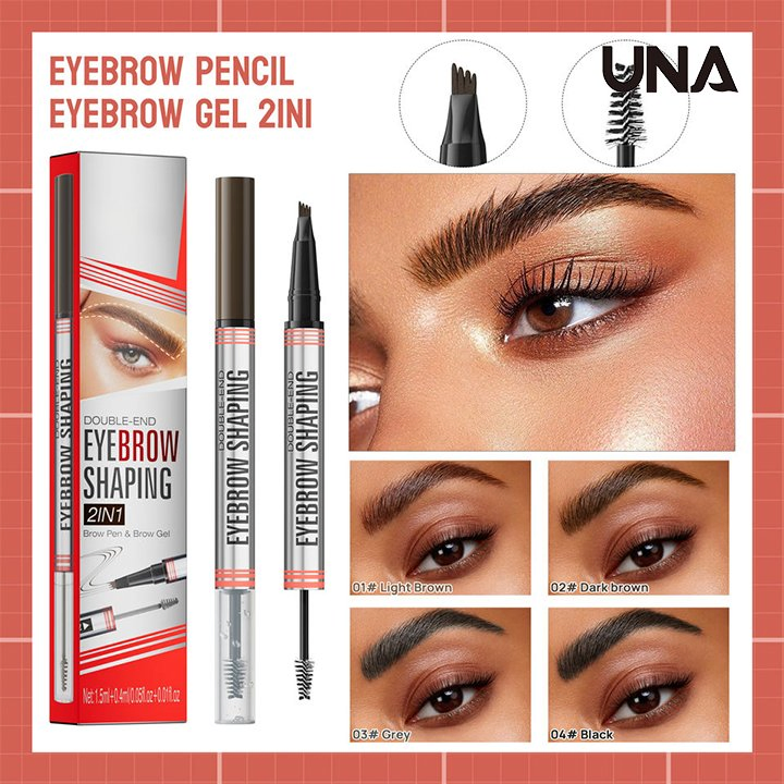 Microblading Eyebrow Enhancer Contour Fill Tinted Eyebrow Pencil Gel Tinted Waterproof Eyebrow Brush
