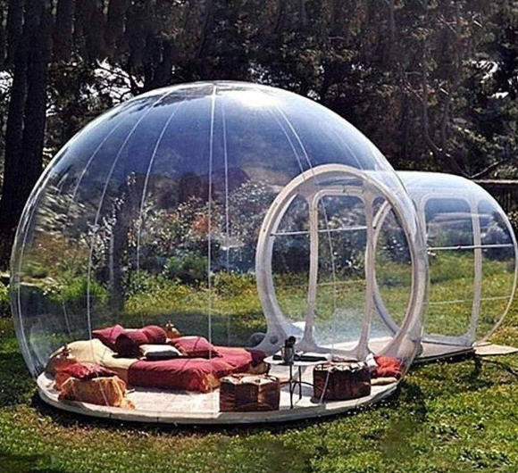 Starry Sky Design Outdoor Bubble Room with Durable UV Protection Material Luxury Design Starry Sky House