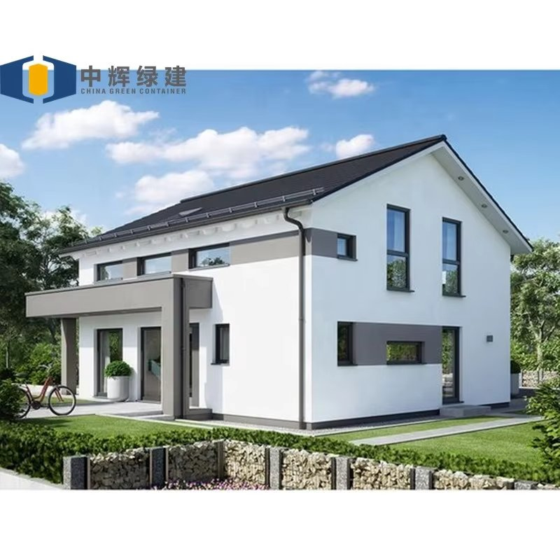 Steel House Smarthouse Light Steel Villa Low-Cost Prefab Light Gauge Steel Structure Frame Hotel Prefab House Project