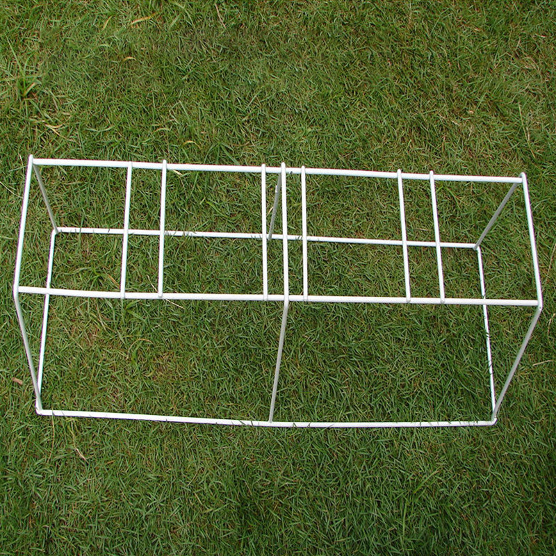 Long 4-Hole Orchid Pot Stand Plastic Spraying Iron Flower Stand Simple Orchid Flowers Plant Pot Rack