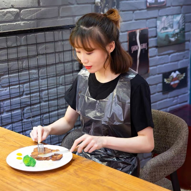  Biodegradable HDPE LDPE Plastic Disposable Apron