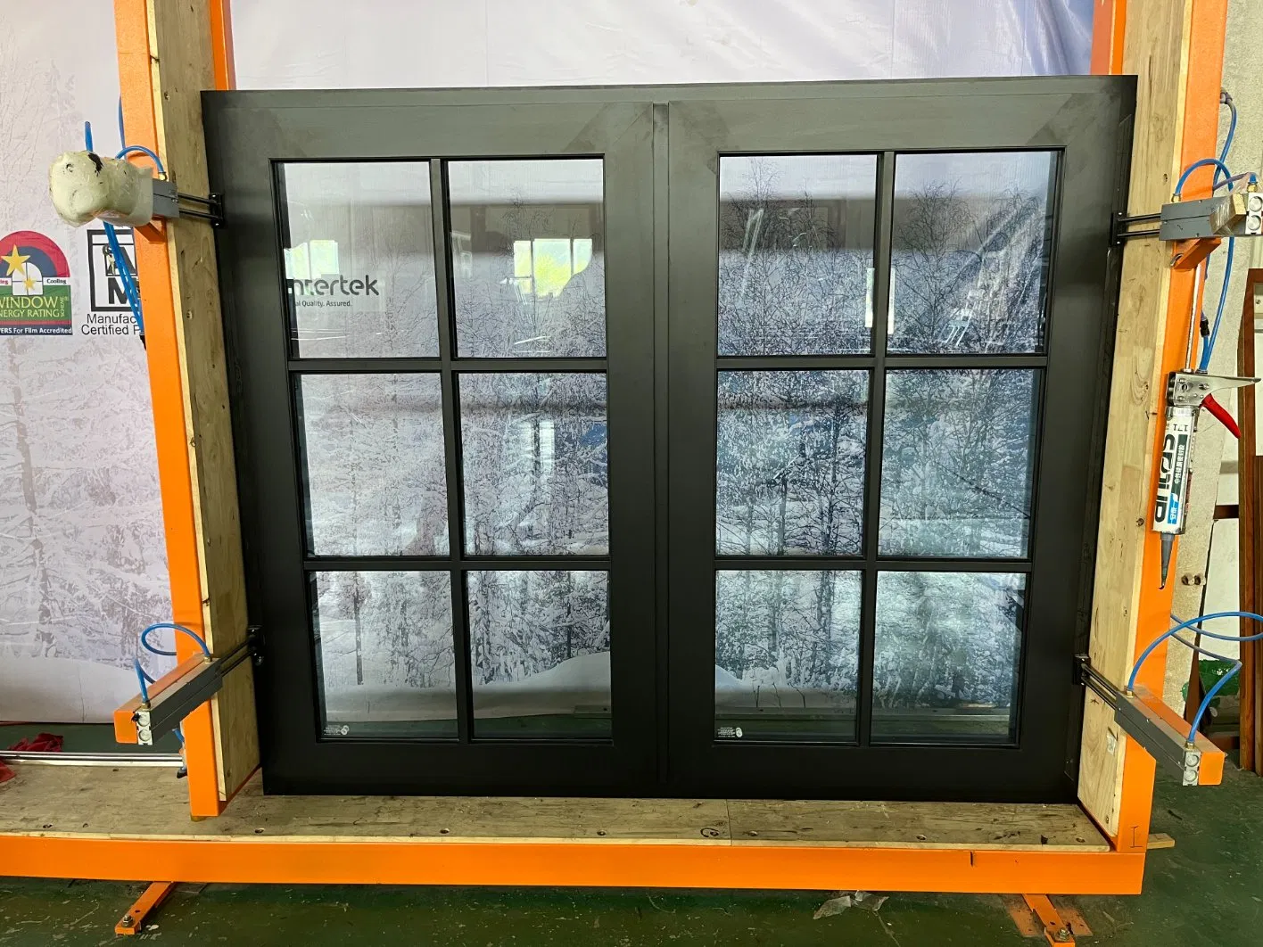 Penjoy Space Saving Thermal Broken Aluminum Outward Casement Window