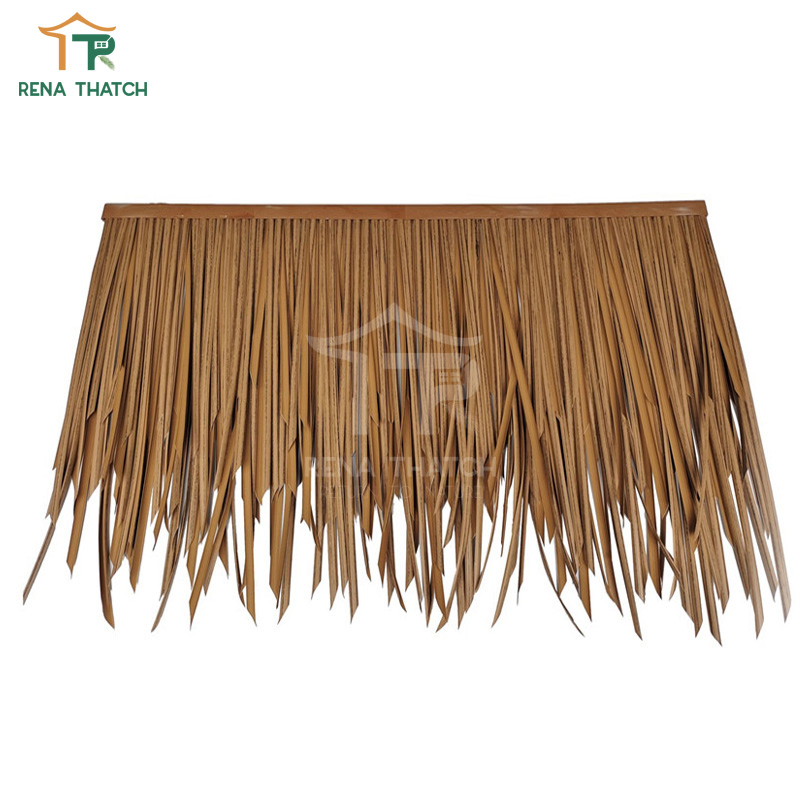UV Resistant Synthetic Thatch Leaves Artificial Tiki Hut Grass Roof Thatch for Gazebo