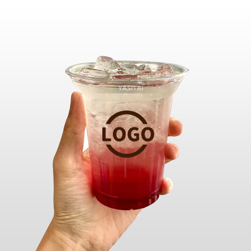 Пластиковые стаканы для Bubble Tea 12/16/20 унций