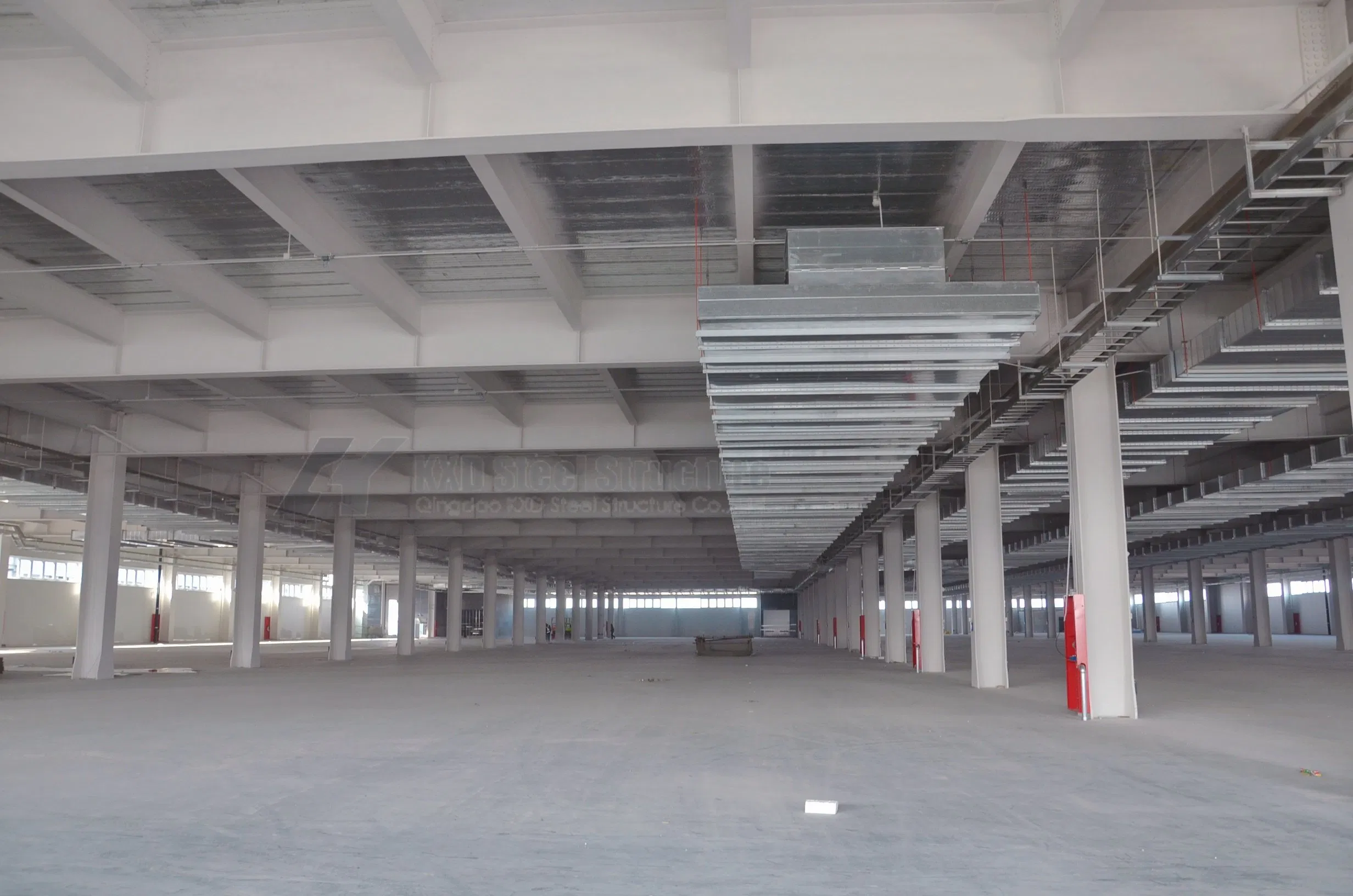 Steel Structure Shed with Pitched Roof (KXD-SSB1057)