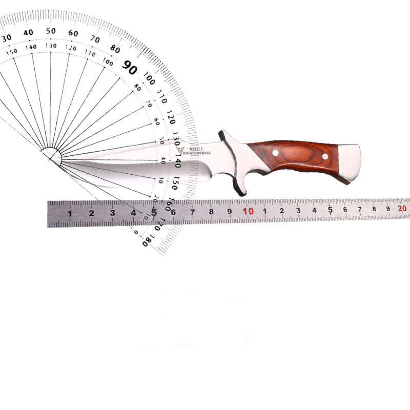 Ds-2932 Outdoor Camping Knife Integrated Keel Wilderness Survival Knife Multi-Functional Sharp Straight Knife