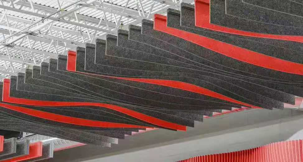 Sound Absorption Fireproof Polyester Fiber Pet Felt Decorative Acoustic Wall Panels