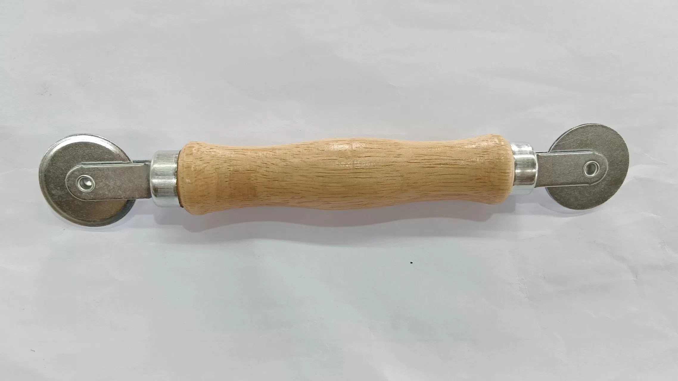 Door Screens Spline Roller with Wood Handle & Steel- Wheels Screen Rolling Tool Kit