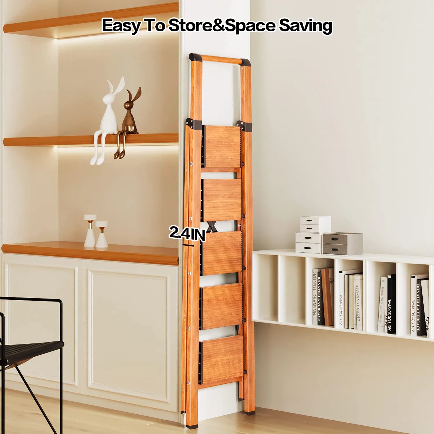 5 Steps Tool Case Aluminum Step Ladder with Good Quality China Factory