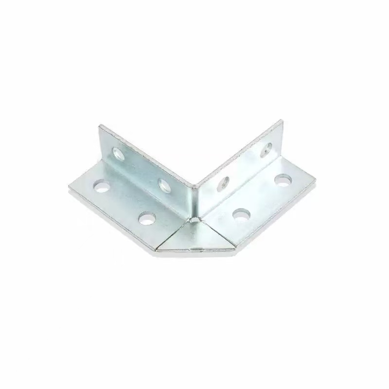 Heavy-Duty Eight-Hole Corner Protection Bracket for Earthquake Resistance