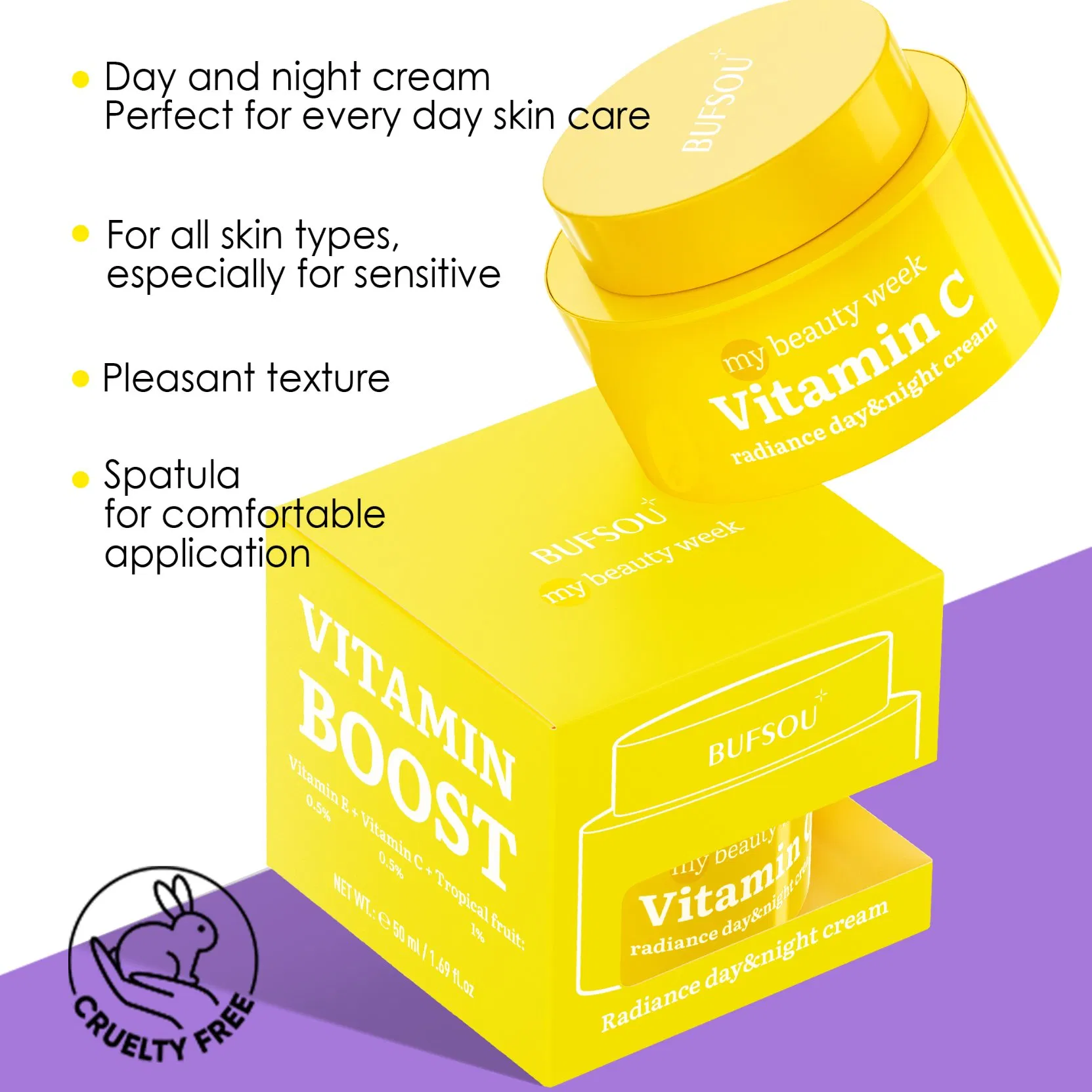 Skin Care Set Vitamin C Serum Natural Organic Lightening Glowing Brightening Whitening Face Cream