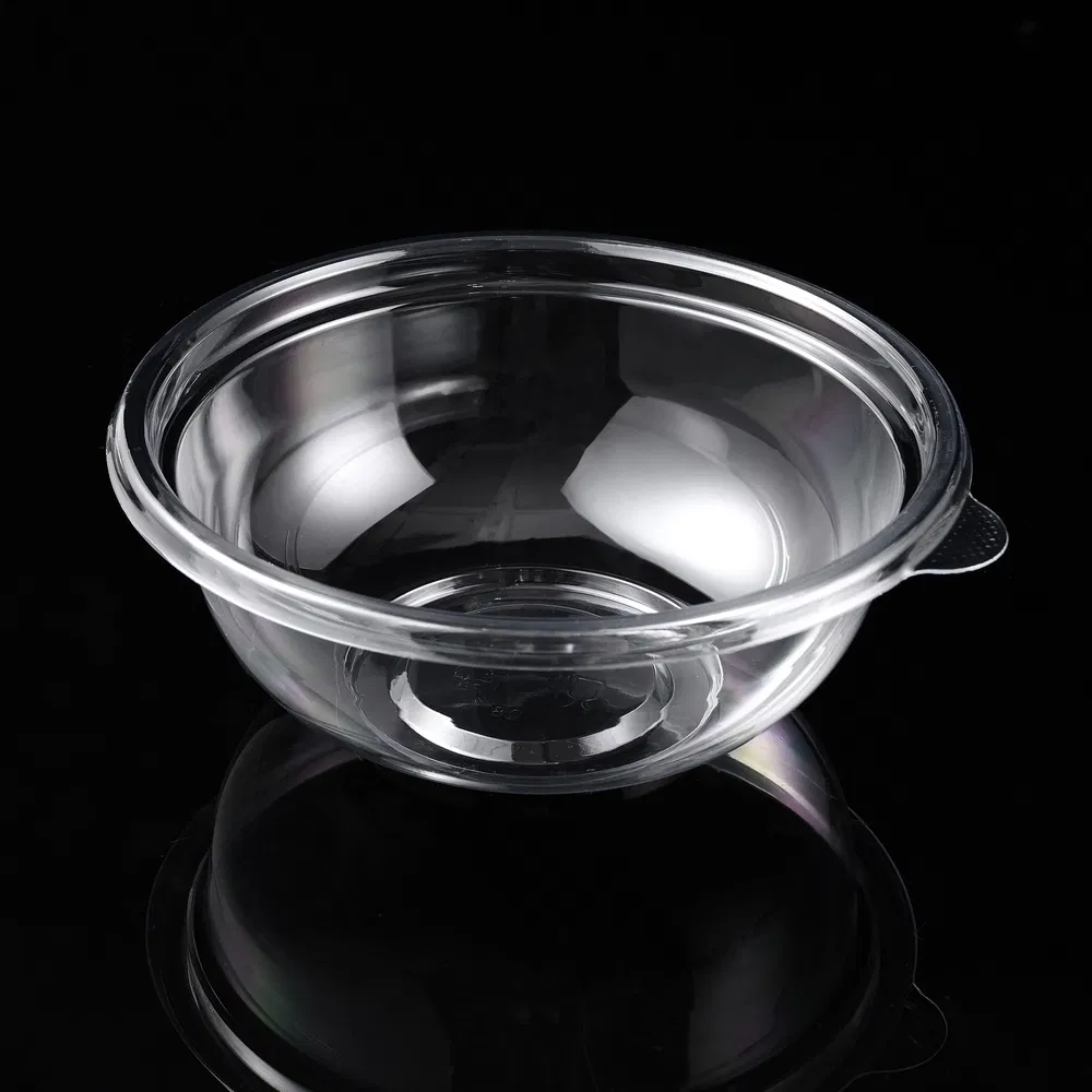 470cc Capacity Disposable Plastic Mixing Salad Bowl for Office Lunches