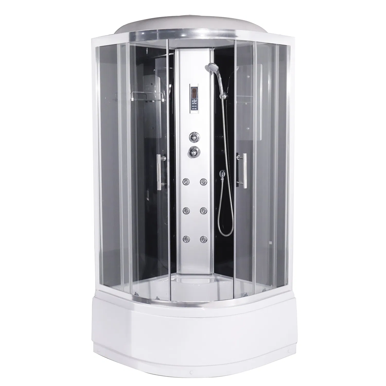 Polished Quadrant Sliding Door Glass Bathroom Shower Enclosure Room