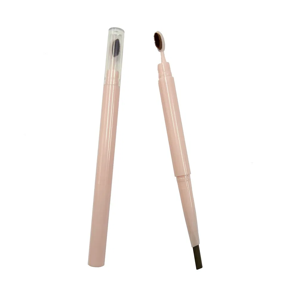 Private Label Makeup Automatic Waterproof Eye Brow Pencil with Eyebrow Brush