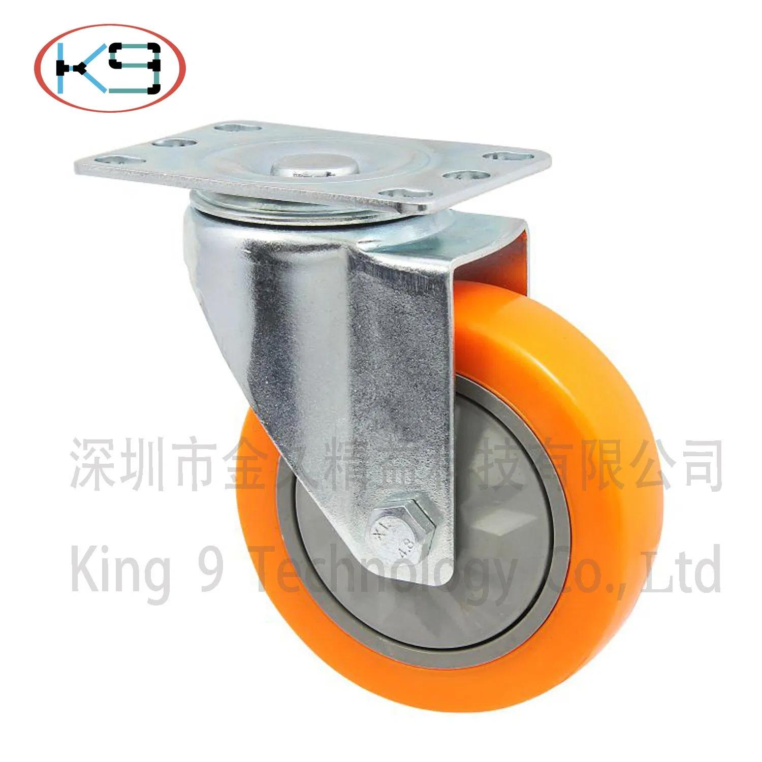 Rubber Wheel of Industrial Caster Kj-402b