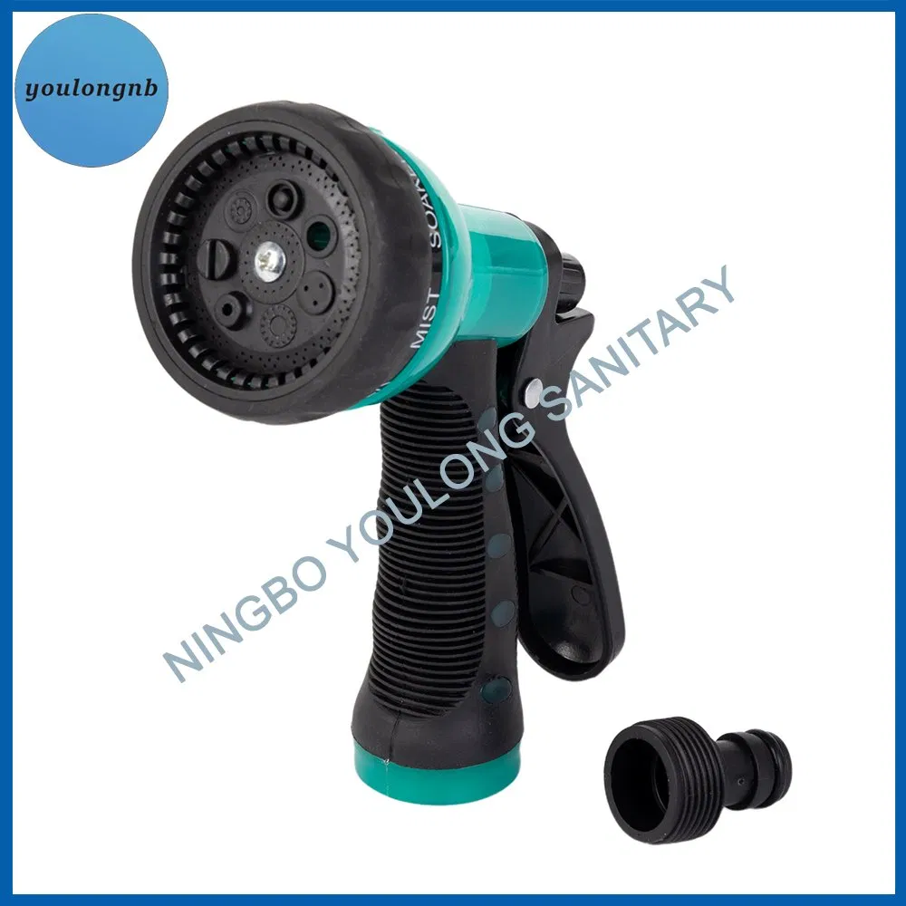 Garden Gun Fitting Water Sprinkler Spray Garden with Plastic Nozzle