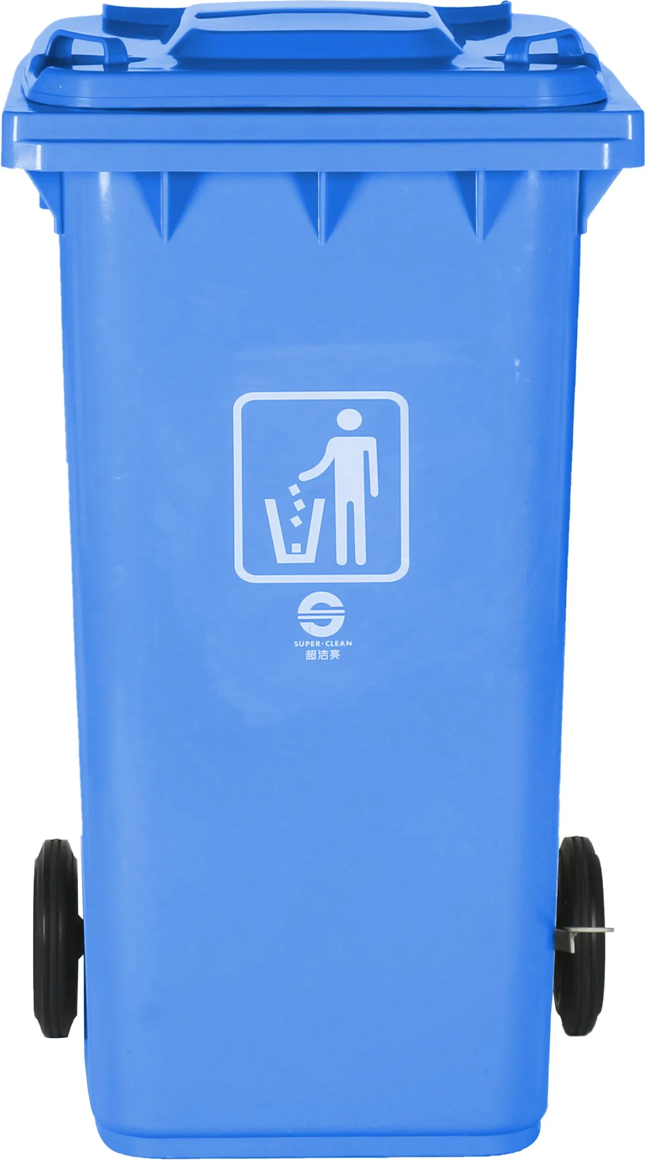 Мусорный бак 120л с педалью и колесами