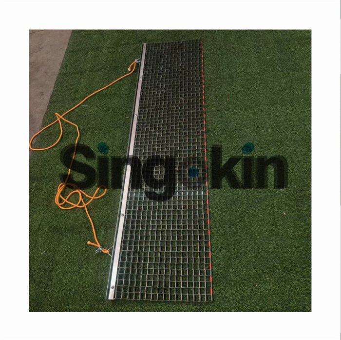 Heavy-Duty Steel Drag Mat PRO - Industrial Concrete Leveling Tool