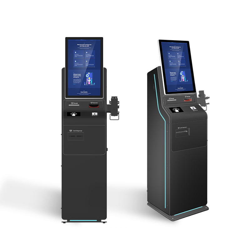 27 Inch Self Service Kiosk with Bill Acceptor and Printer Self Service-Kiosk-Cash Dispenser