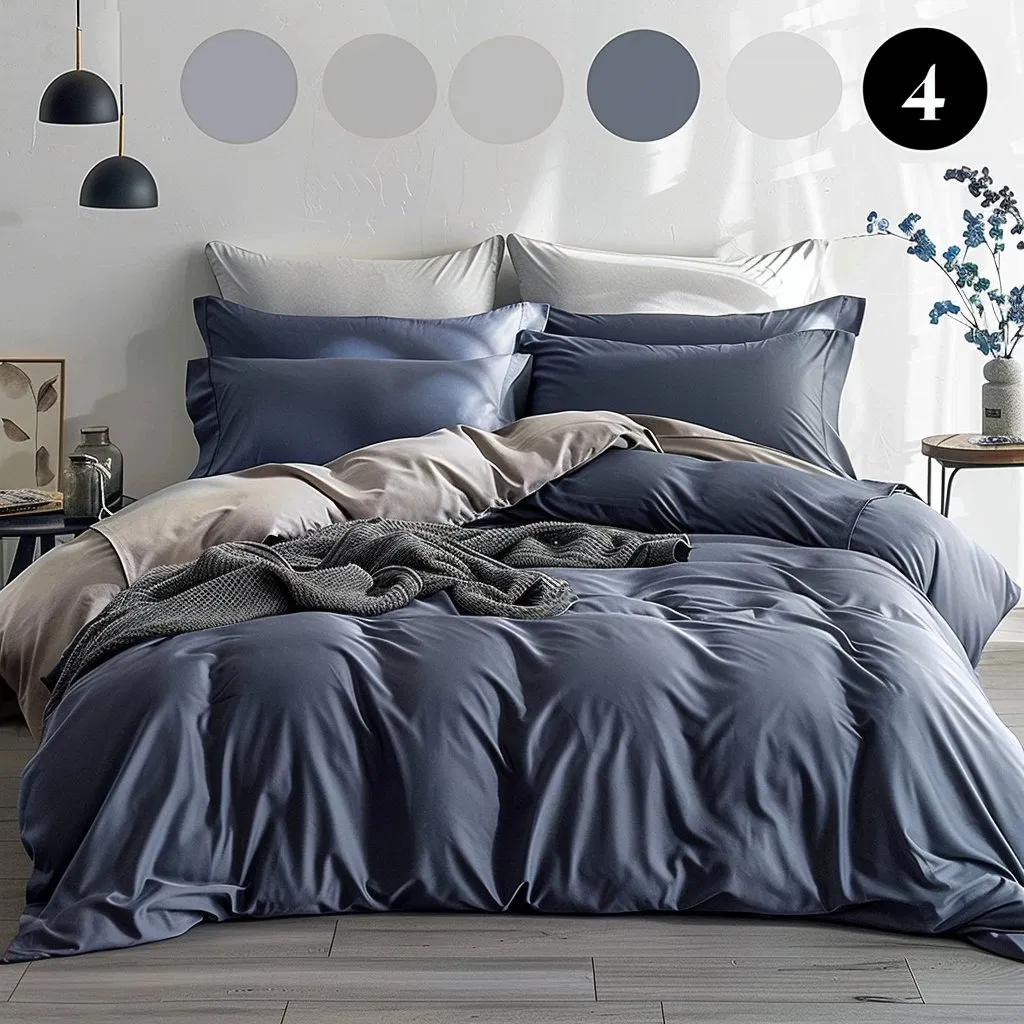 Soft Like 1800tc Egyptian Cotton Sheet Sets Home 4 Piece Microfiber Bed Sheet