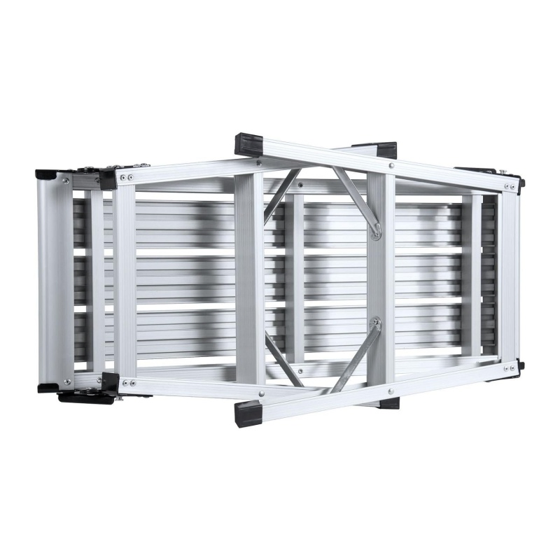 Foldable Bench Aluminum Step Stool Portable Work Bench Working Platform Ladder (26490201)