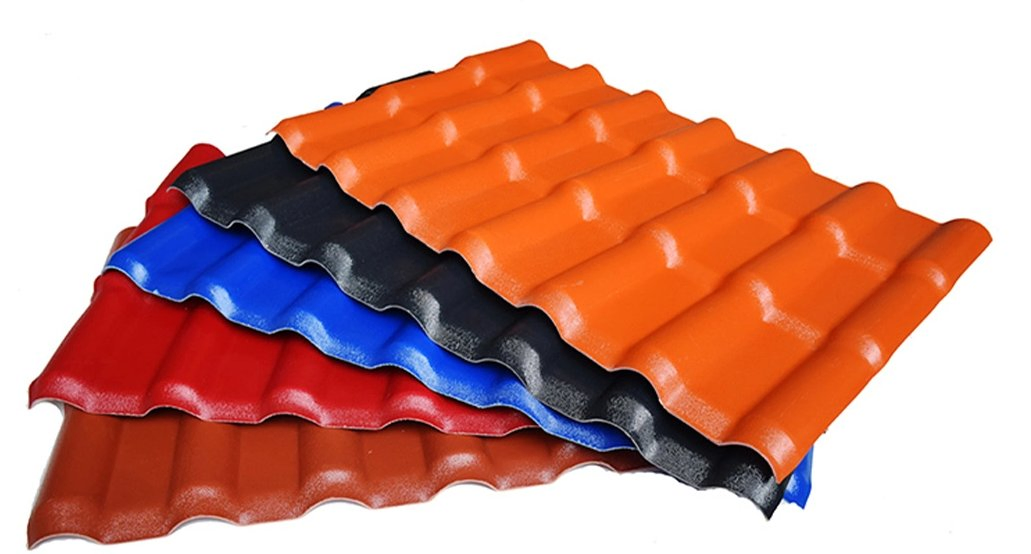 New Design Spanish Type Synthetic Resin Roof Tile with ASA for Ecuador