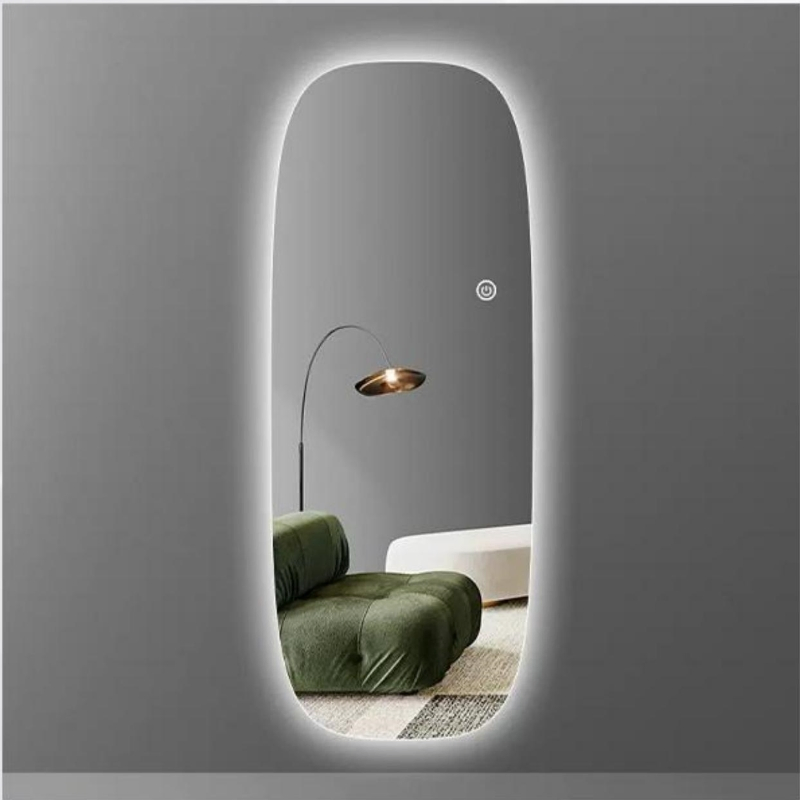 Big Size Large Full-Length Wall Mounted Mirror Entrance Hallway Backlit LED Mirrors Miroir Spiegel